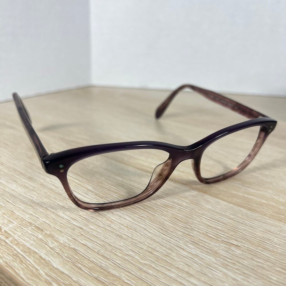 Oliver Peoples OV5224 1418 Ashton Eyeglasses Pink Translucent Frames 52-17-140
